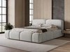 Polsterbett mit Bettkasten und Lattenrost 120x200 Aubi Grau