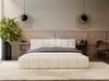 Polsterbett mit Bettkasten und Lattenrost 120x200 Alicante Beige
