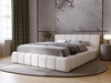 Polsterbett mit Bettkasten und Lattenrost 120x200 Orio Beige