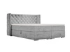 Boxspringbett mit Bettkasten 120x200 Lion Grau