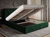 Polsterbett mit Bettkasten und Lattenrost 120x200 Corti Dunkelblau