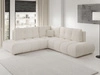 Ecksofa mit Schlaffunktion und Bettkasten Links Kair Beige