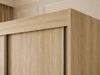 Schiebetürenschrank 250 cm mit LED-Beleuchtung Diano Eiche Sonoma