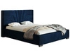 Polsterbett mit Bettkasten und Lattenrost 120x200 Tesis Dunkelblau