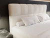 Boxspringbett mit Bettkasten 180x200 Bouclé-Stoff Alicante Beige