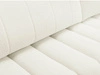 Ecksofa mit Schlaffunktion und Bettkasten Rechts Adoro Creme 