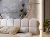 Polsterbett mit Bettkasten und Lattenrost 180x200 Plaza Beige
