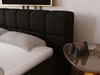 Polsterbett mit Bettkasten und Lattenrost 160x200 Alicante Boucle Schwarz