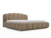 Polsterbett mit Stauraum und Lattenrost 200x200 Cloud Soft Braun