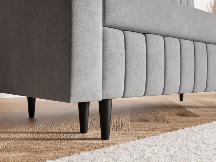 Schlafsofa mit Bettfunktion und Bettkasten Castelo Dunkelblau