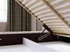 Polsterbett mit Bettkasten und Lattenrost 160x200 Orio Beige