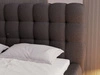 Polsterbett mit Bettkasten und Lattenrost 120x200 Twist Schwarz