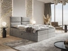Boxspringbett mit Bettkasten 160x200 Hera Grau