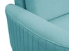Ecksofa L-Form Links mit Schlaffunktion und Bettkasten Limon Blau