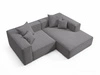 Ecksofa L Rechts Vellaro Dunkelgrau