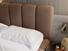 Polsterbett mit Bettkasten und Lattenrost 200x200 Cloud Braun