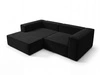 Ecksofa L Links Vellaro Schwarz