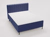 Boxspringbett mit Bettkasten 180x200 Primavera Dunkelblau