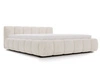 Polsterbett mit Bettkasten und Lattenrost 140x200 Cloud Low Beige