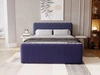 Boxspringbett mit Bettkasten 120x200 Osteno Dunkelblau