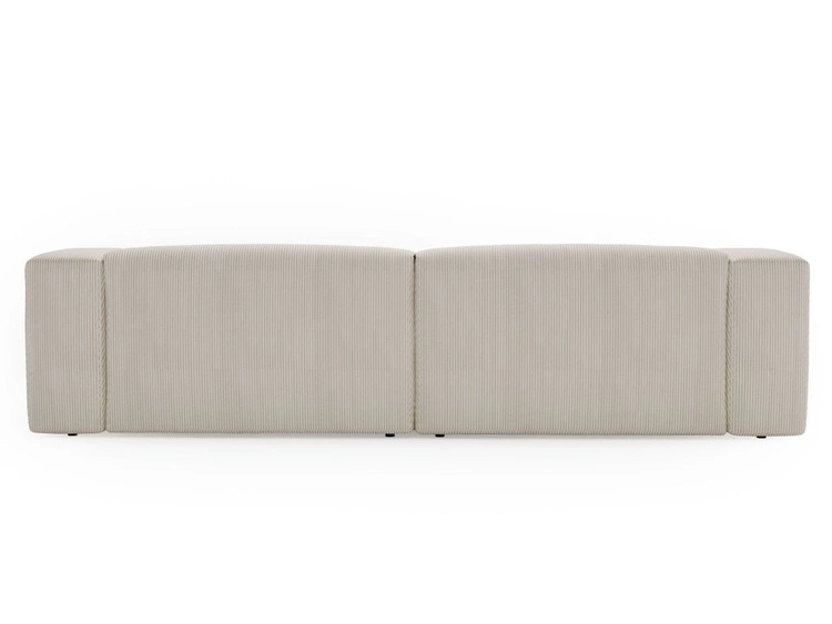 Sofa Moderne Cord Sofa für Wohnzimmer Landi Beige
