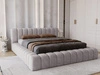 Polsterbett mit Bettkasten und Lattenrost 120x200 Italia Grau