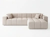 Ecksofa L-Form Rechts Moderne Ecksofa Loopo Beige