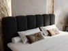 Boxspringbett mit Bettkasten 160x200 Cloud Schwarz