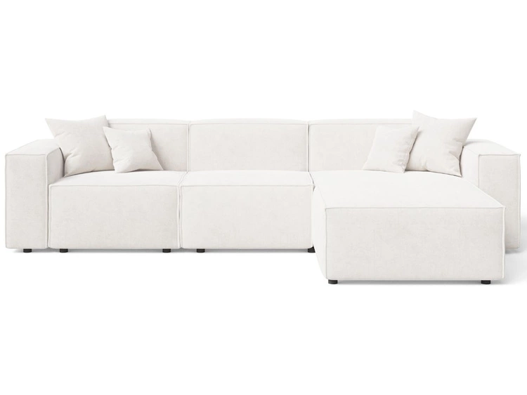 Ecksofa L-Form Rechts Arizona Creme