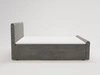 Boxspringbett mit Bettkasten 160x200 Lunaris Dunkelgrau