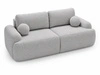 Sofa mit Schlaffunktion und Bettkasten Aurio Grau