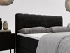 Boxspringbett mit Bettkasten 160x200 Forte Schwarz