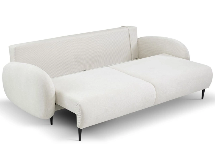 Schlafsofa mit Bettfunktion und Bettkasten Alta Hellbeige
