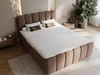 Boxspringbett mit Bettkasten 140x200 Cloud Braun