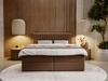 Boxspringbett mit Bettkasten 160x200 Marbella Braun