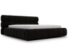 Polsterbett mit Bettkasten und Lattenrost 180x200 Mellow Schwarz
