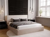 Polsterbett mit Bettkasten und Lattenrost 200x200 Monaco Beige