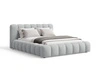 Polsterbett mit Bettkasten und Lattenrost 160x200 Averia Grau