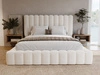 Polsterbett mit Bettkasten und Lattenrost 160x200 Rotto Beige