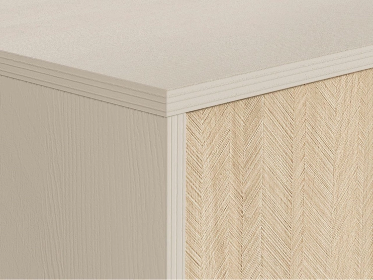 Regal mit Türen Modena Beige