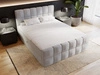 Boxspringbett mit Bettkasten 200x200 Alicante Grau