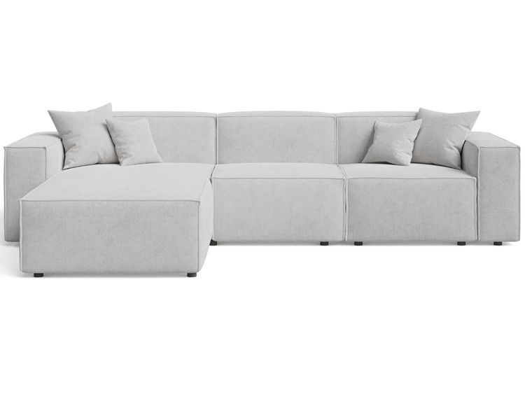 Ecksofa L-Form Links Arizona Grau