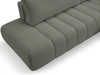 Ecksofa mit Schlaffunktion und Bettkasten Rechts Adoro Grau