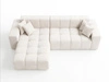 Ecksofa L-Form Links Moderne Ecksofa Loopo Creme