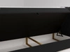 Boxspringbett mit Bettkasten 180x200 Osteno Schwarz