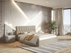 Polsterbett mit Bettkasten und Lattenrost 120x200 Gaja Beige