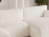 Wohnlandschaft mit Schlaffunktion und Bettkasten Serene Creme