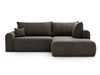 Ecksofa L-Form mit Schlaffunktion und Bettkasten Savana Bis Grau
