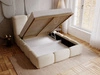 Polsterbett mit Bettkasten und Lattenrost 120x200 Bubble Beige