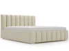 Polsterbett mit Bettkasten und Lattenrost 140x200 Neos Beige